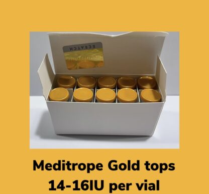 Meditrope Gold Tops 17IU per vial 95%-97% Purity – no dimmer
